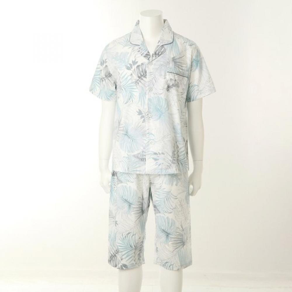 Venus Męska letnia piżama Chłodny nadruk liści Bawełna Vpa4532m