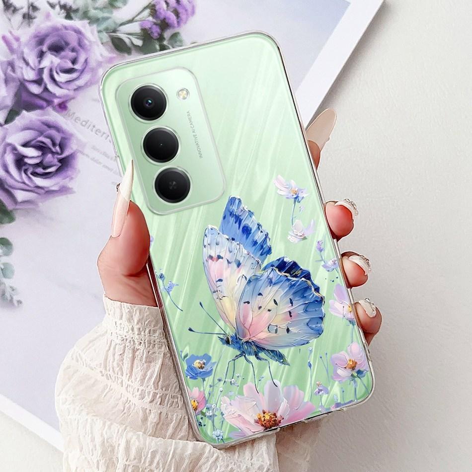 Für Xiaomi Redmi 15 5G Note 15R Elegante Blume Schmetterling Handyhülle Für Redmi Note15R Redmi15 5G Weiche Silikon TPU Hüllen
