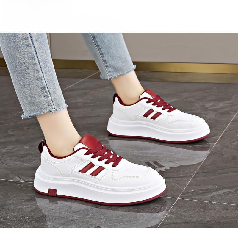

Spring and Autumn Lace Up Elegant Round Toe Sports and Leisure Shoes Fashionable New Style Comfortable and Durable Women s Shoes 36