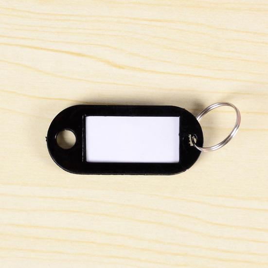 20Pcs Removable Key Tags with Window PP Prevent Missing Key Identifiers Bag Accessories