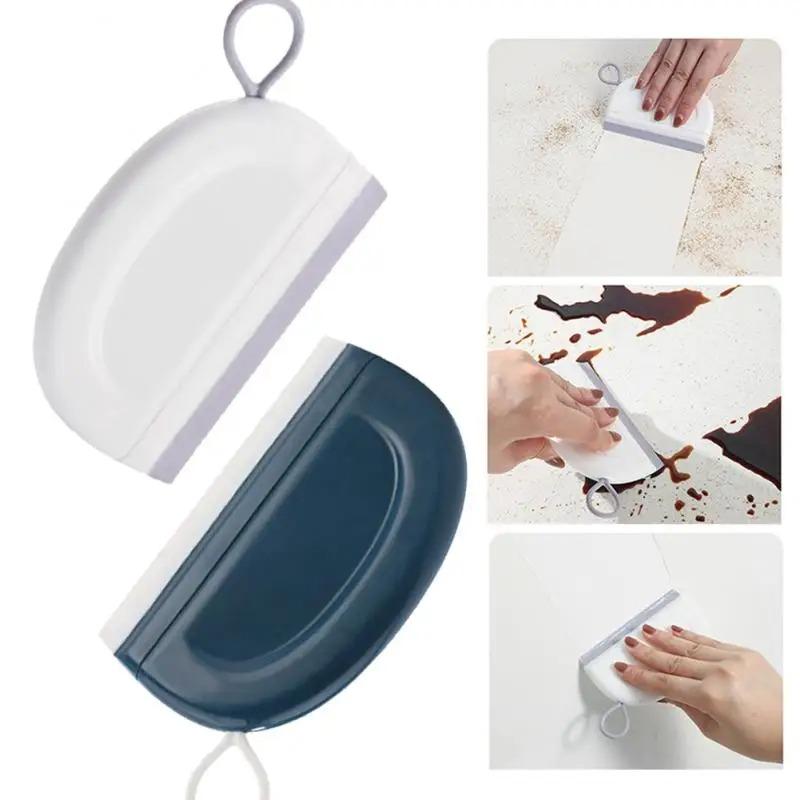 1pcs Portable Countertop Wiper Board Bathroom Wipe Glass Artifact Mini Plastic Window Cleaning Wiper Bathroom Mirror Cleaning Wiper