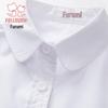 Fulomi Kids' Unisex Long-Sleeve White School Uniform Shirt