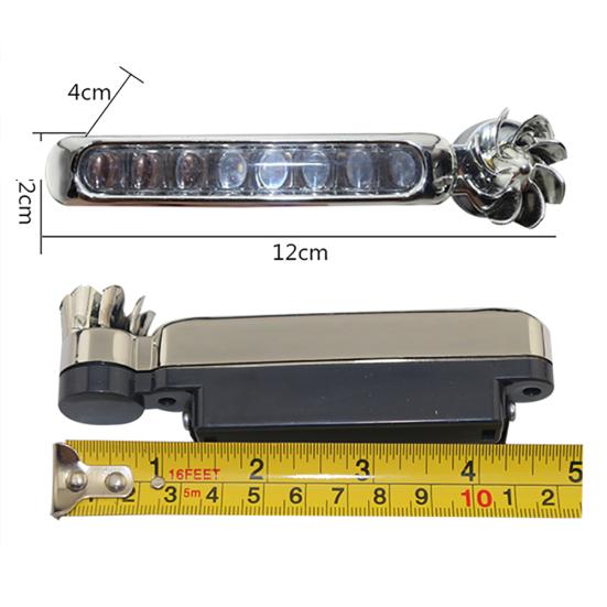 2ks Universal Wind Power LED Driving Fog Decor Lamp DRL Denní svícení