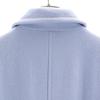 4℃ Angora Blend Stainless Collar Coat 36 Sky Blue Women Used