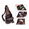 Genuine Leather Crossbody Bag for Men, Retro and High-end Style Men's Front Crossbody Bag