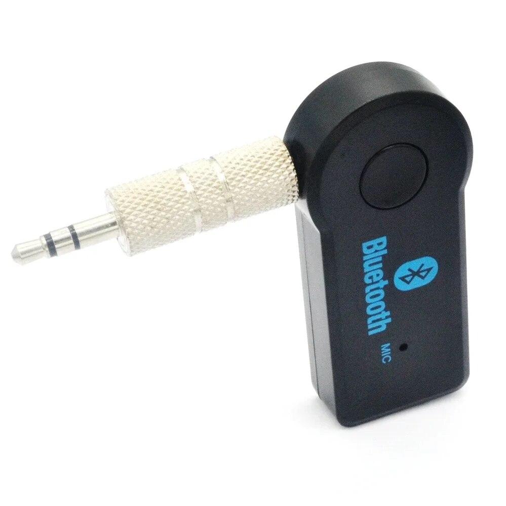 

2 в 1 беспроводной Bluetooth музыкальный аудио приемник 5.0 3,5 мм потоковый автоматический A2DP адаптер для наушников AUX чёрный