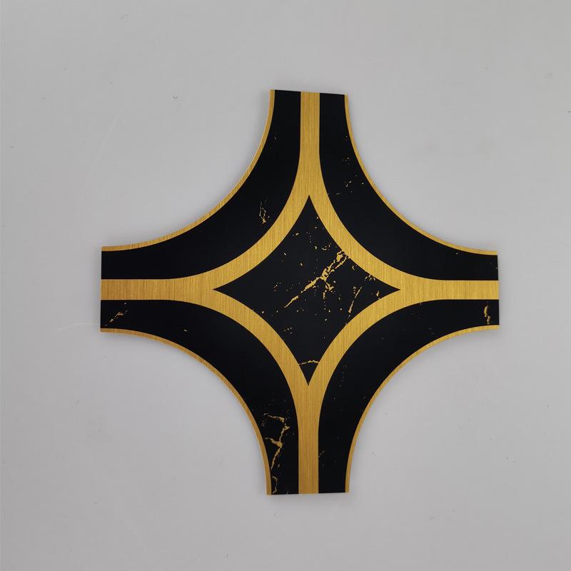 Tile Grout Self-Adhesive Diagonal Floor Stickers for Living Room and Kitchen Decoration