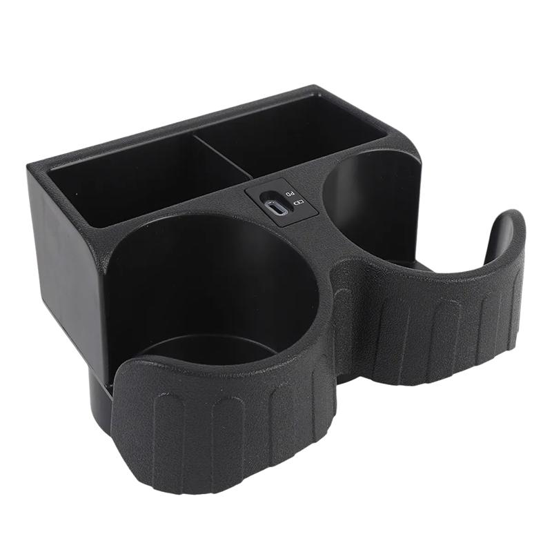 Car Water Cup Holder For Nissan Patrol Y61 1997-2016 With PD Port FYE727068 FYE727069 Heatproof Plastic Drink Cup Holder