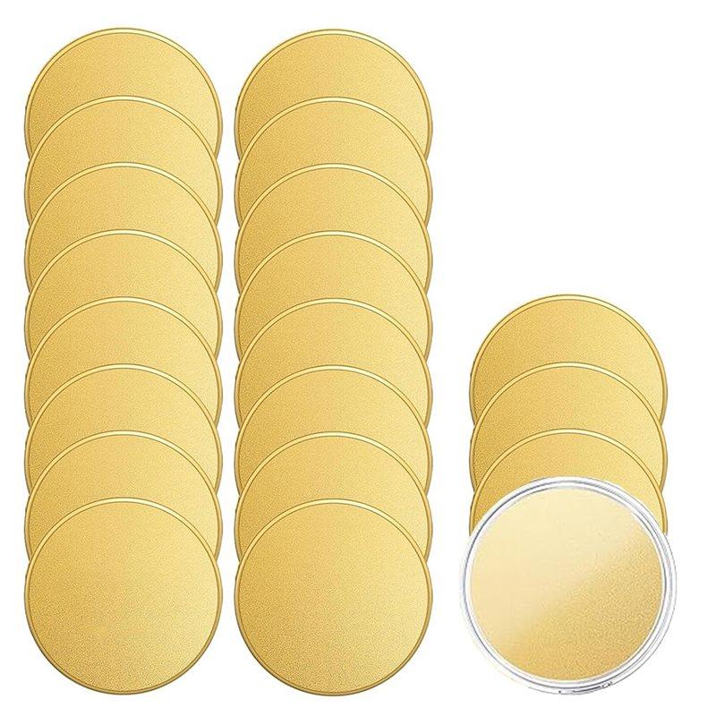 

M-Modern-20PCS Brass Coin Blanks For Engraving, 40Mm Diameter 2Mm Thick, Ideal For DIY Custom Gifts And Keepsakes