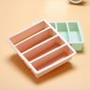 1PCS Giant Storage For Food Meal Sauce With Lid Silicone Freezer Trays Extra Large Soup Ice 4 Cubes Tray Food Freezing Molds