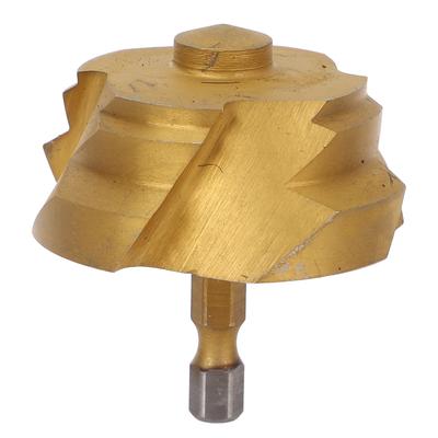 Broca Escareadora para Tubo PPR Broca para Abrir Furo com Escareador Haste Sextavada Ferramenta de Conexão para Tubo de Água para Tubo de 50mm