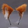 Cats Ears Headband Long Furry Adorable Plush Exquisite Cosplay Party Headpiece for Party