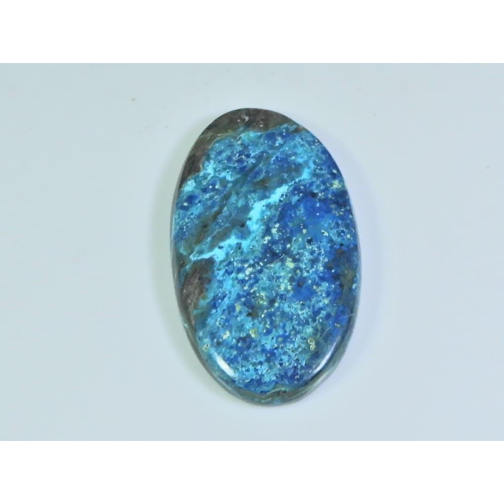23X42X05MM Natural Shattuckite Oval Shape Cabochon Loose Gemstone 54Cts. D-122