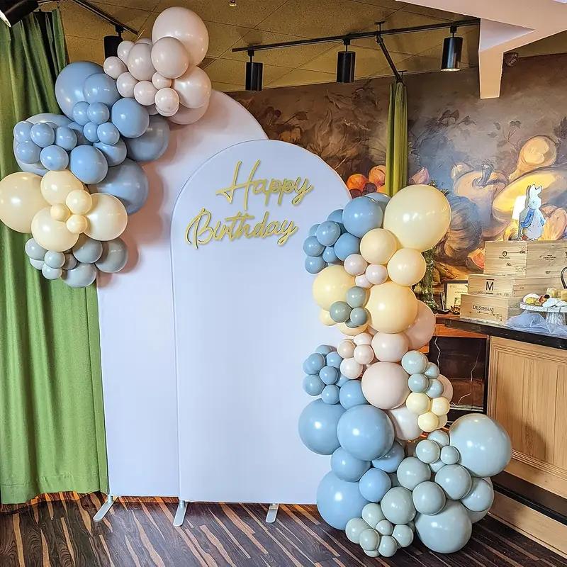 Happy Birthday Mirror Wall Stickers Acrylic Letter Signature Birthday Party Decoration Background Wall Photo Home Decor