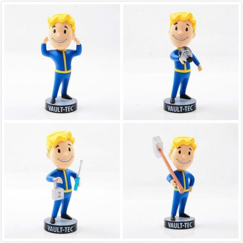 Fallout Radiation 4 Vault Boy Action Figure Collection 15cm Pvc Static Display Cartoon Anime Style