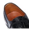 YANKO 104634 Full Glove Wingtip Leather Shoes 7 1/2 blackUsed