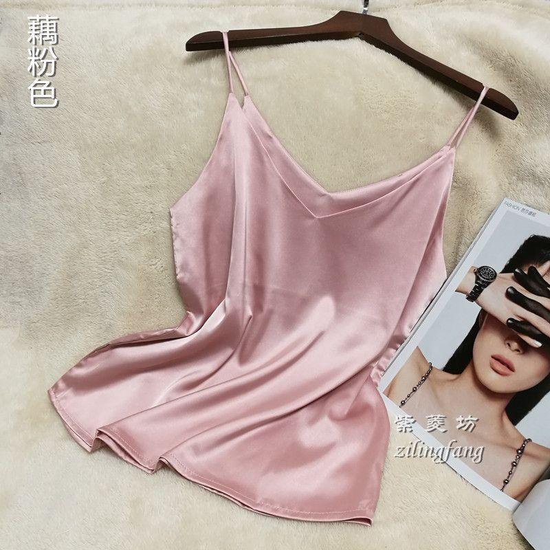 

Блузка больших размеров с V-образным вырезом, для ношения под одеждой, свободного кроя, 90,00 кг, шелк