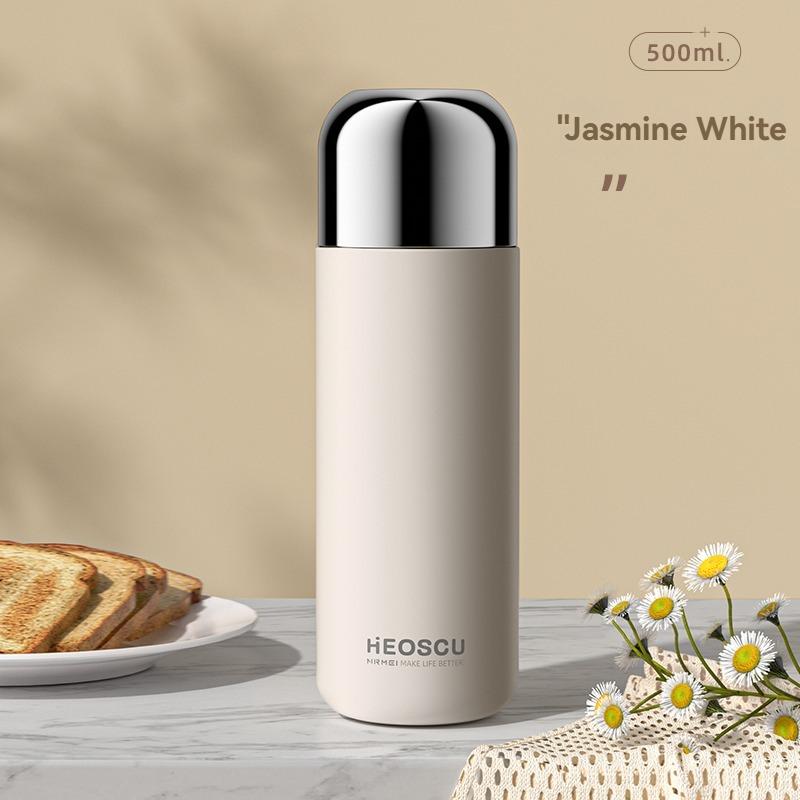 500ML Thermo Water Bottle Vacuum Flasks Cup Leak-proof Double Stainless Steel Insulated Cups Drinkware Mug Portable Outdoor Cup