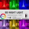 Paris Eiffel Tower 3d Illusion Led Baby Night Light Color Changing Bedroom Decor Lights Unique Birthday Gift Table Usb Lamp