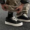 Fashion Spring and Summer Men's Shoes Classic  Trend Design Styles Outdoor Street Walking Black Versatile Youth Shoes Hot New