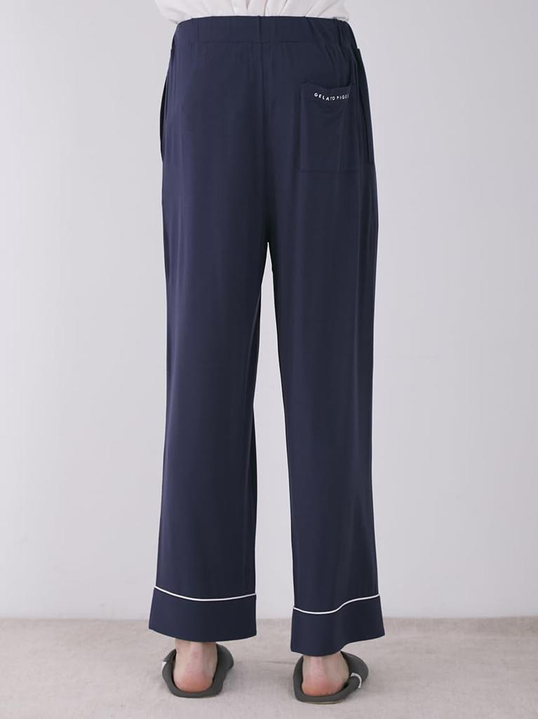 Gelato Pique Basic HOMME Piping Long Pants PMCP249085 NVY Men's