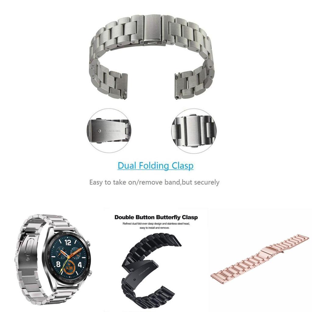 Luxurious Stainless Steel Quick Release Watch Band Available In Multiple Sizes And Colors