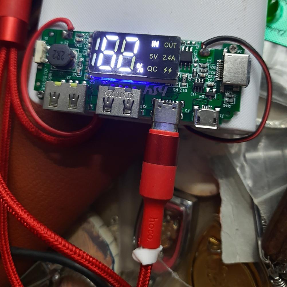

Модуль швидкої зарядки USB QC3.0, літій-іонний акумулятор 18650, зарядний пристрій Power Bank