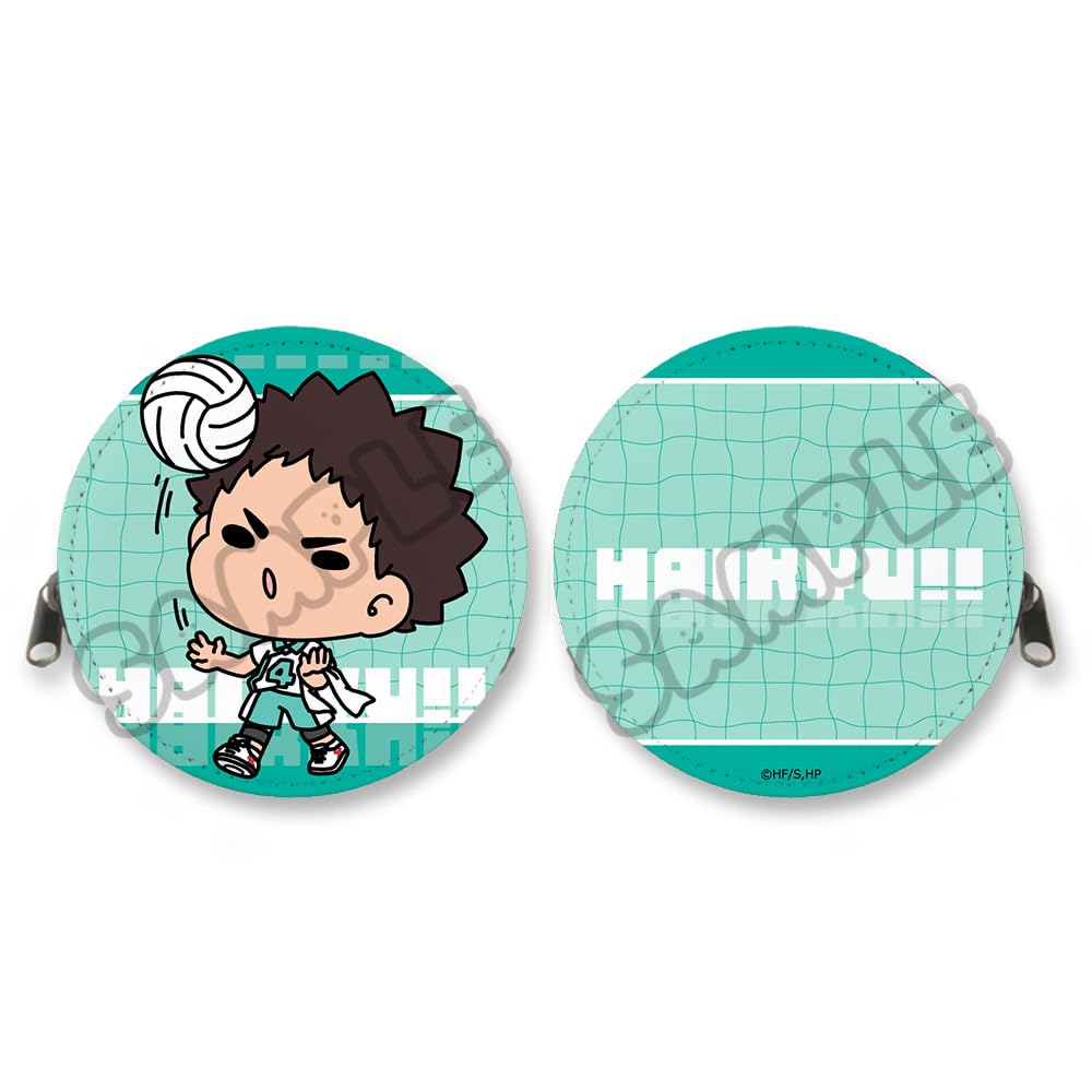 6th Edition Round Coin Case M IB "Haikyu!!" [Iwaizumi Hajime] Everyone's Mochocho!