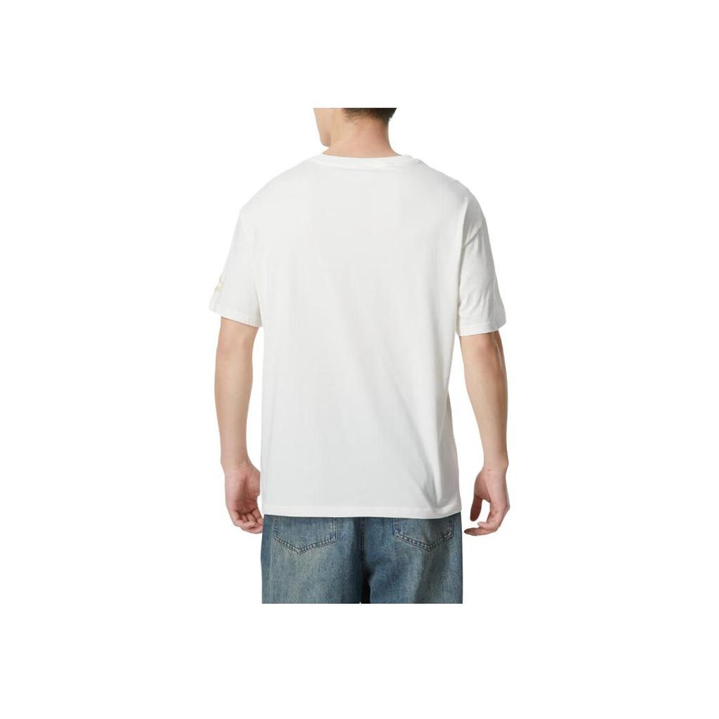 Puma Letter Print Fitness Training Short Sleeve T-Shirt Unisex Tops White 682346-65