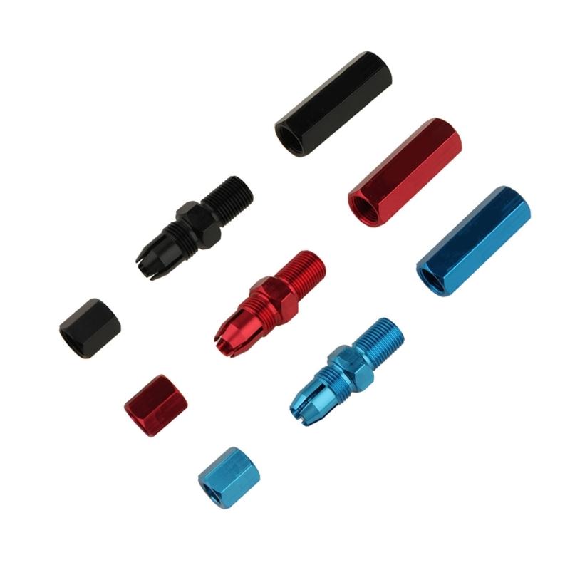 Light Weight Bike Disc Brake Hose Connector Kits Bidirectional Threaded Joint Bicycles Oil Tube Repair Tool For 5mm Hose