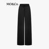 MO&Co. Summer High-Waist Acetate Satin Casual Pants