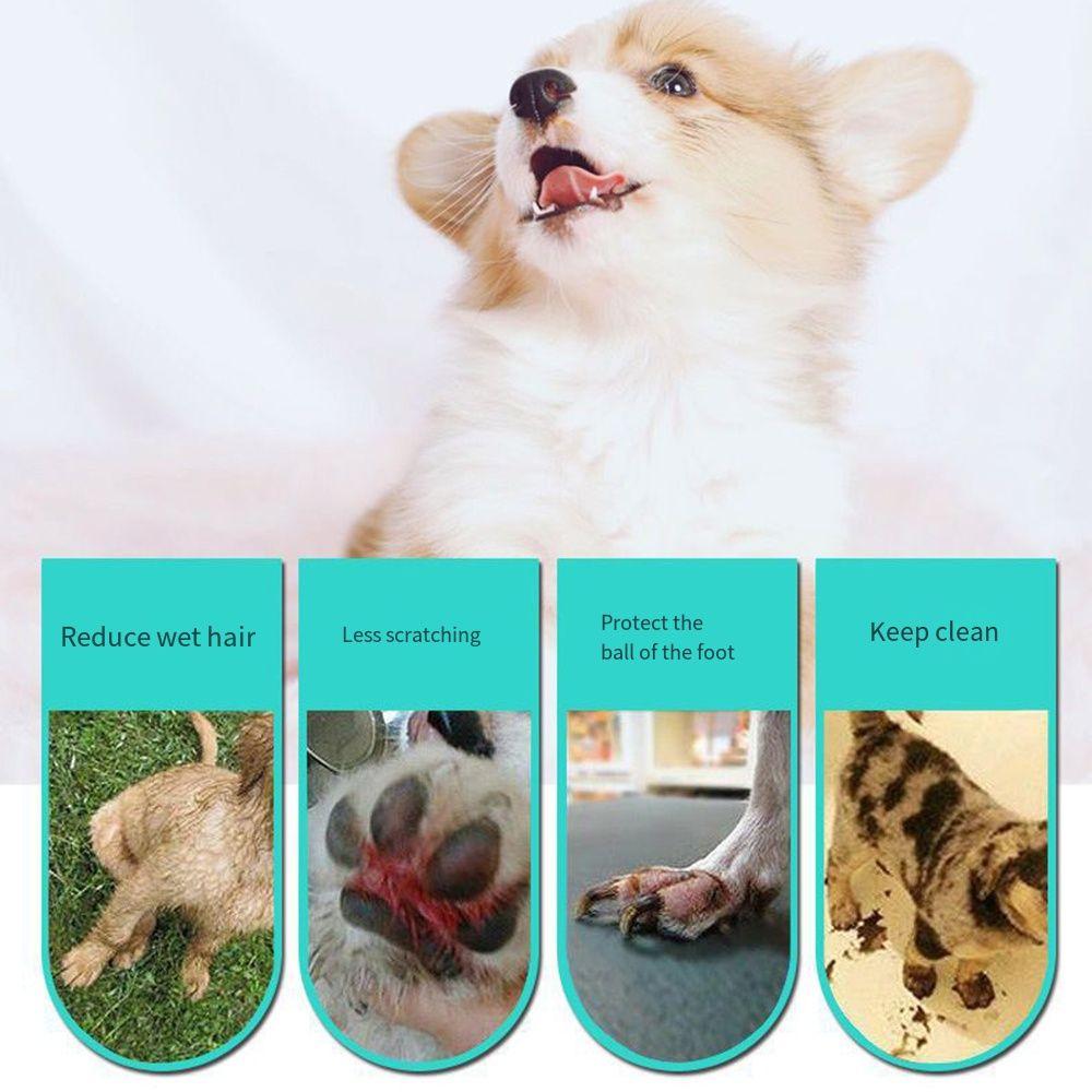 Breathable Disposable Pet Foot Covers Waterproof Anti-dirty Pet Boots Durable Pet Shoes  Small Dog