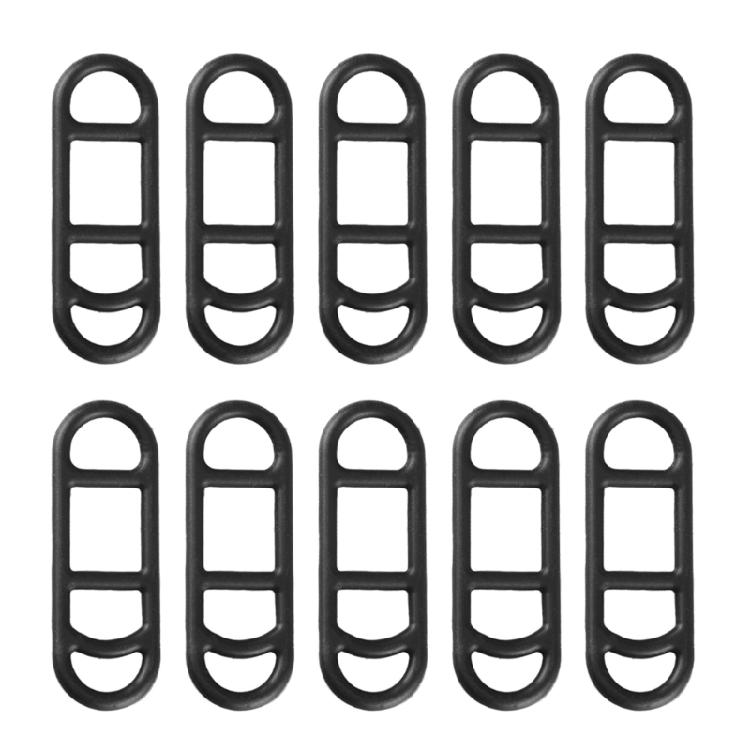 

10 Pcs Bike Light Silicone Mount Bands Fixing Straps Adjustable Elastic Strap 1