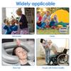 Inflatable Hair Washing Basin with Head Neck Support Drain Hose Foldable Portable Inflatable Shampoo Basin for Disabled Elderly