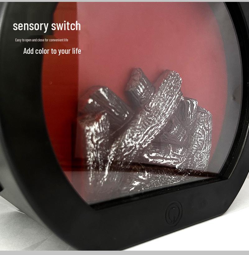 Creative LED Candlestick Lantern: Small Simulated Flame Home Decor Ornament