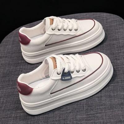 Fashion Flat Lace Up Designer Luxury On Offer Ladies Footwear New In Vulcanized Shoe Korean 39 Arrival 2025 Stylish Women's Shoes Sale