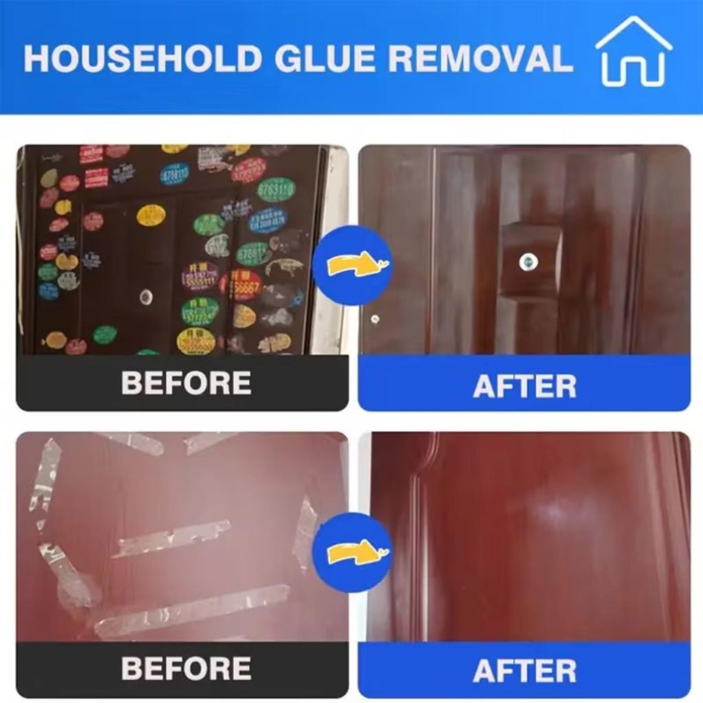 Adhesive Remover Spray Decal Glue Tape Cleaning Spray Automotive Adhesive Remover For Label Vehicle Truck Tractor Trailer Seat