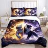 3-teiliges Zwei-Tiger-Bettwäsche-Set - Weiche und bequeme Dekoration für Schlafzimmer, Gästezimmer und Wohnheim. Bettwäsche-Set 1 Bettbezug + 2 Kissenbezüge.W097