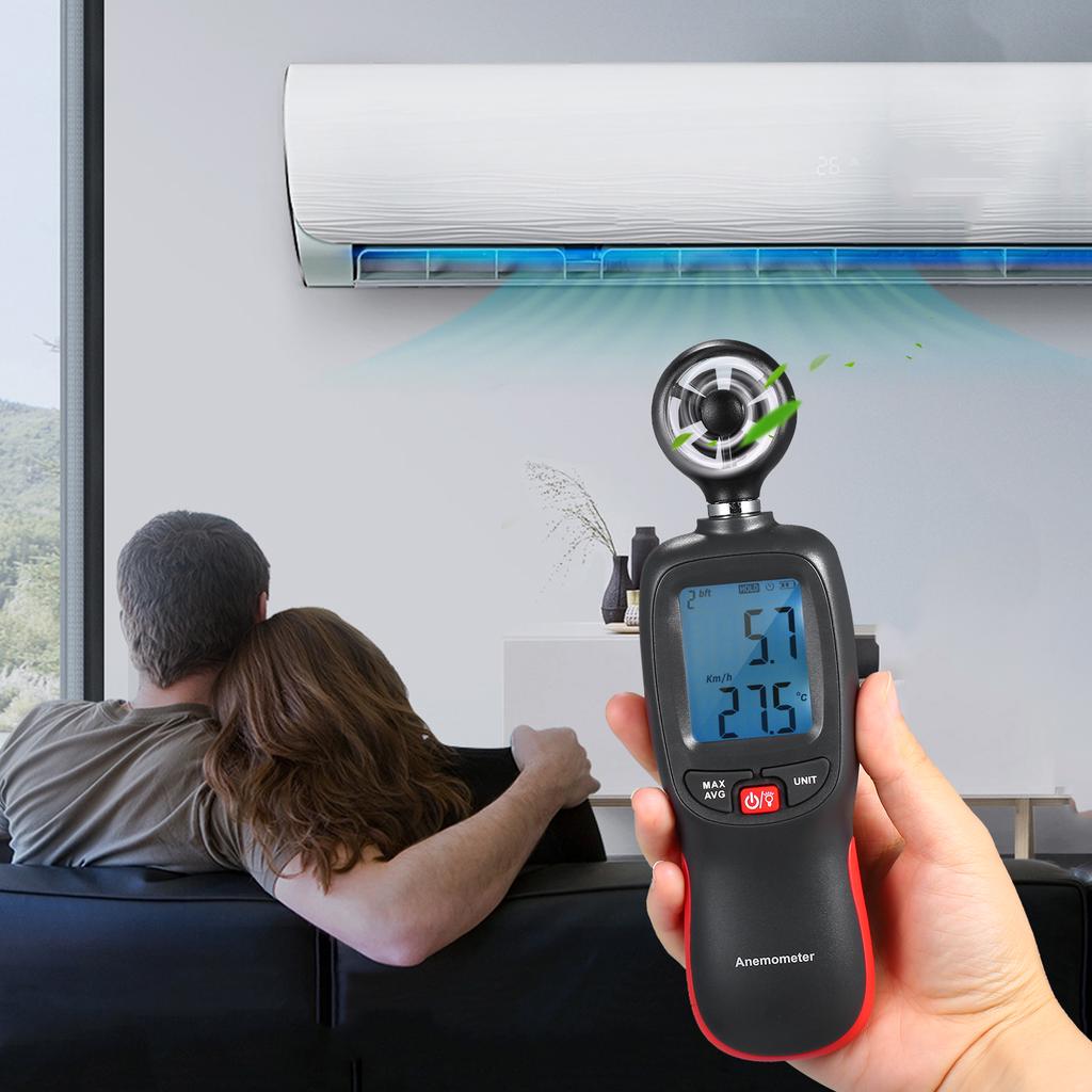 Buy Digital Anemometer Thermometer Handheld Pocket Wind Speed Meter Air