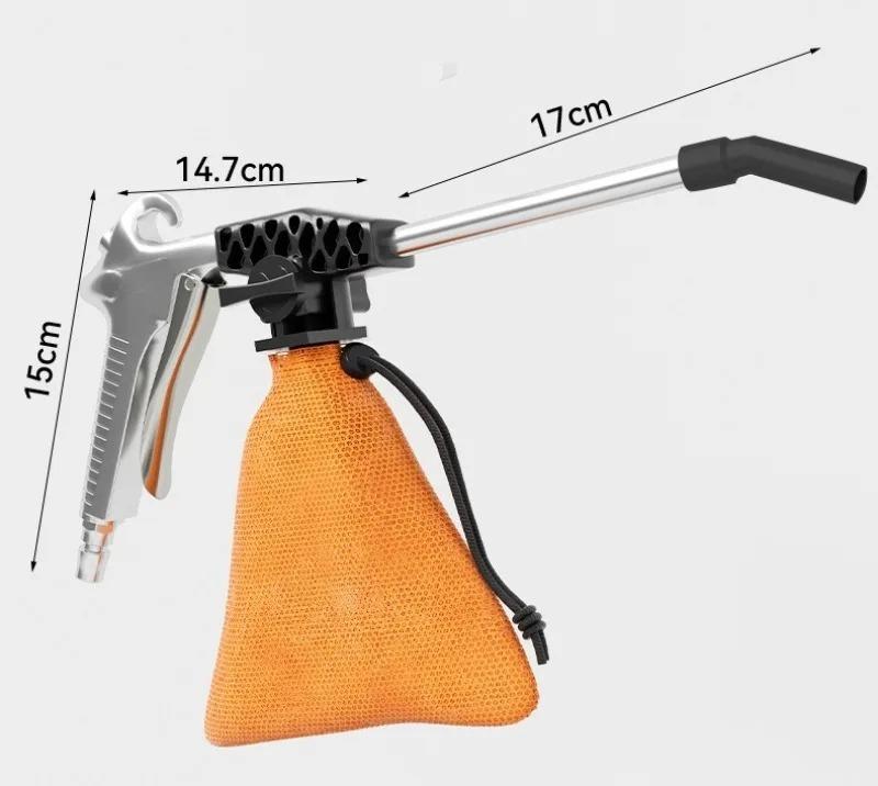 Dual Purpose Pneumatic Dust Blower and Suction Gun Alloy Tire Sawdust Cleaner Air Tool