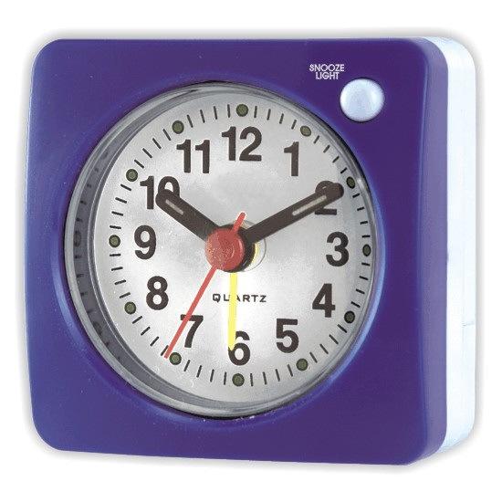 

Ultra Compact Travel Alarm Clock, Retro Silent Design with Backlight & Ascending Alarm, Easy-to-Read for Bedside & Seniors