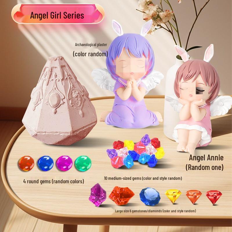 Children s DIY Archaeology Kit: Angel Girl Science Toy & Cute Ornament