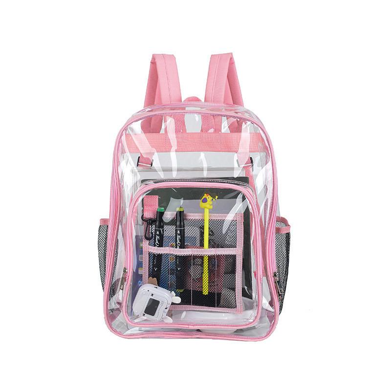 

Capacity Fashionable Large Transparent Neutral Backpack For Daily Use And Travel Small