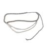 European & American Multi-layer Faux Pearl Retro Waist Chain for Women
