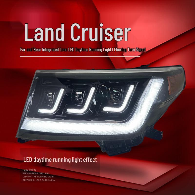 07-15 Land Cruiser LC200 LED Headlight Assembly - Modified Headlights