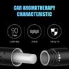 Car Fragrance Custom Vent Clip Cylindrical Essential Oil Car Diffuser Vent Clip with 5 Refill Sticks for Auto Office Kitchen Air Fresheners 2