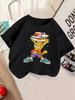 Nermal Garfield Short Sleeve T Shirt Children Summer Cute Crewneck Street Ages 3-14