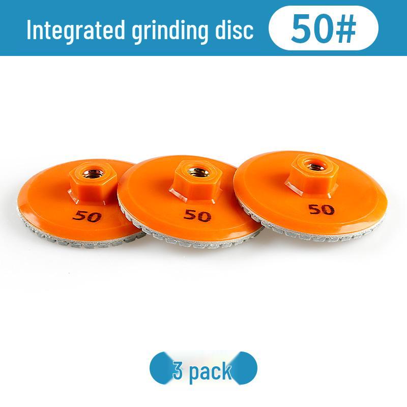 Integrated Tile Edge Grinding & Polishing Disc for Stone, Marble, Quartz, Chamfering, and Dry Trimming