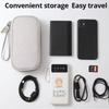 1 adet Pembe/Gri/Siyah/Lacivert Seyahat Taşınabilir Dijital Ürün Saklama Çantası USB Veri Kablosu Düzenleyici Kulaklık Şarj Hazine Kutusu Çantası