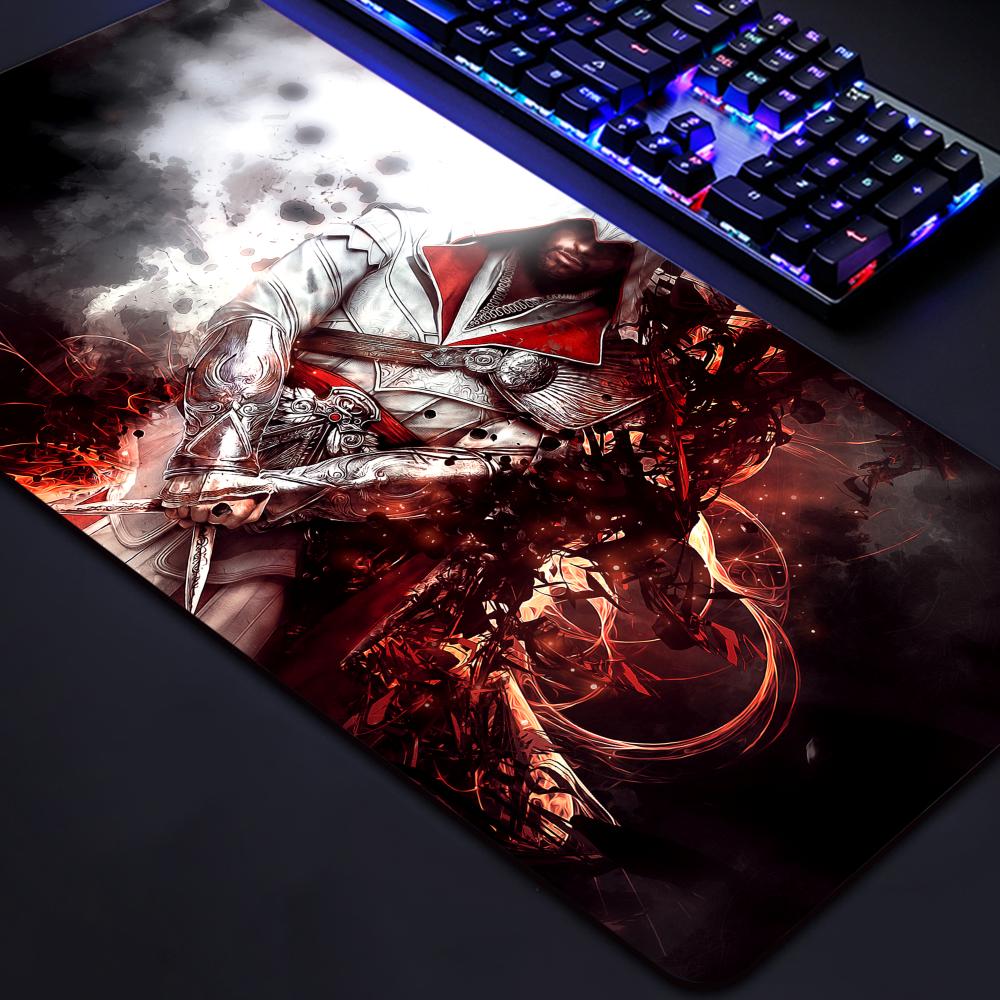 Assassins Creed Rutschfestes PC Großes Gaming-Mauspad Zubehör Gamer-Mauspad Größe Für E-Sport-Tastaturen Matte Geschenk für Freund